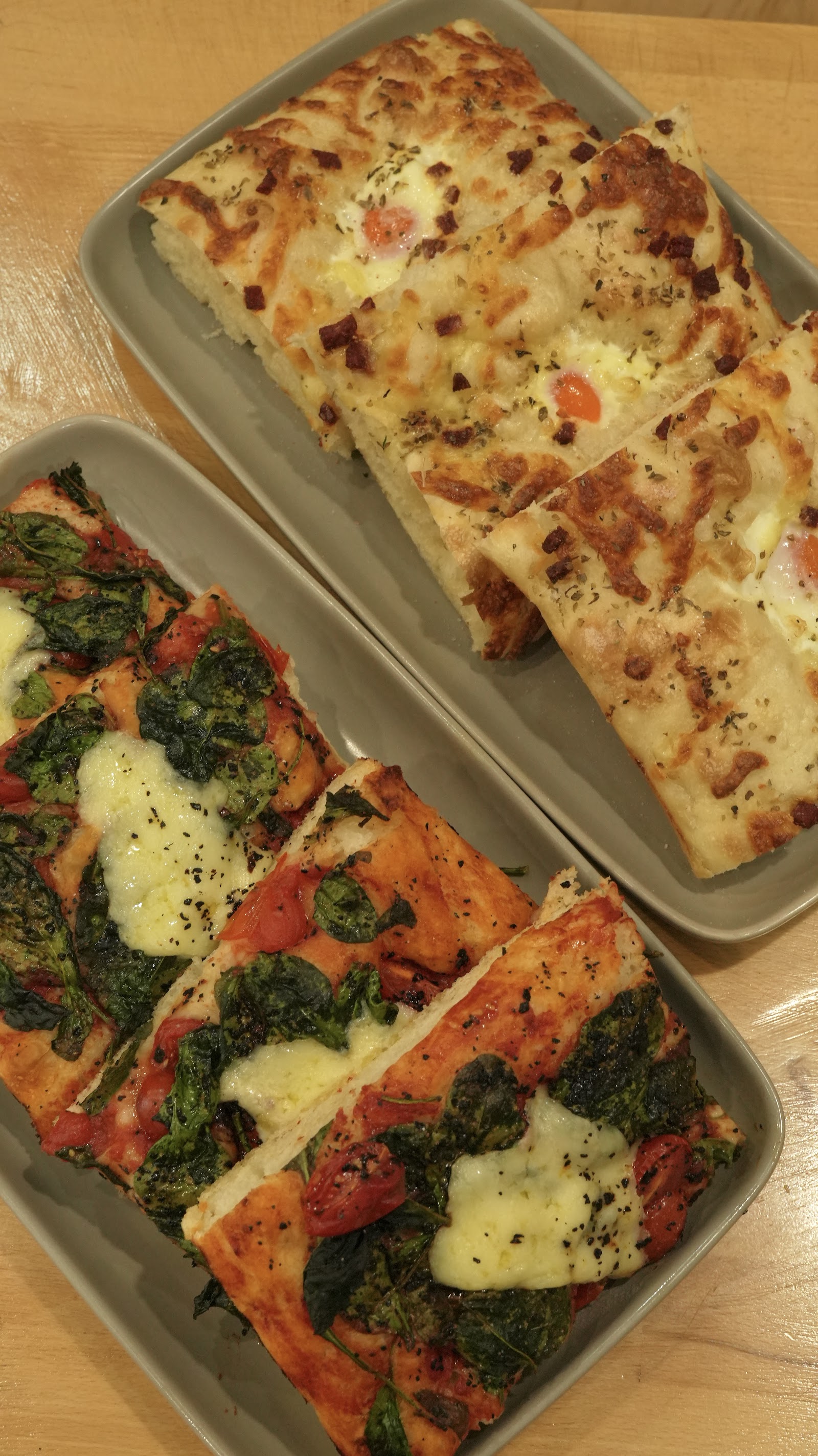 Turkish pide flatbreads